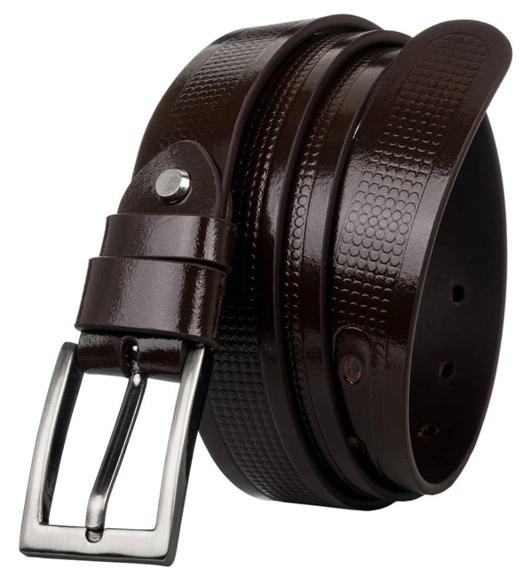 Pasek męski brązowy Rovicky PLW-R-14 BROWN