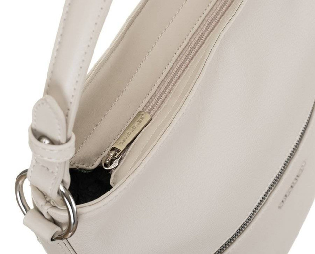 Shopper bag ecru David Jones 6518-1 CREAMY-WHITE