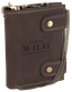 Portfel skórzany z łańcuchem Always Wild 2901-BIC brązowy